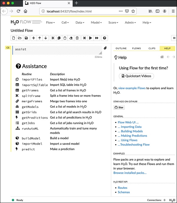 Web GUI Flow