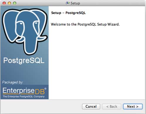 Postgresql Start installation on Mac