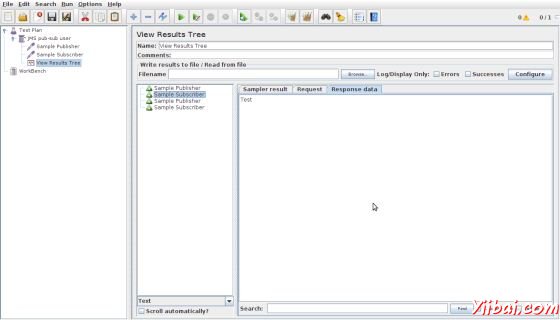 JMS Publish Sub Test Output