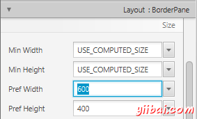 RootLayout Size